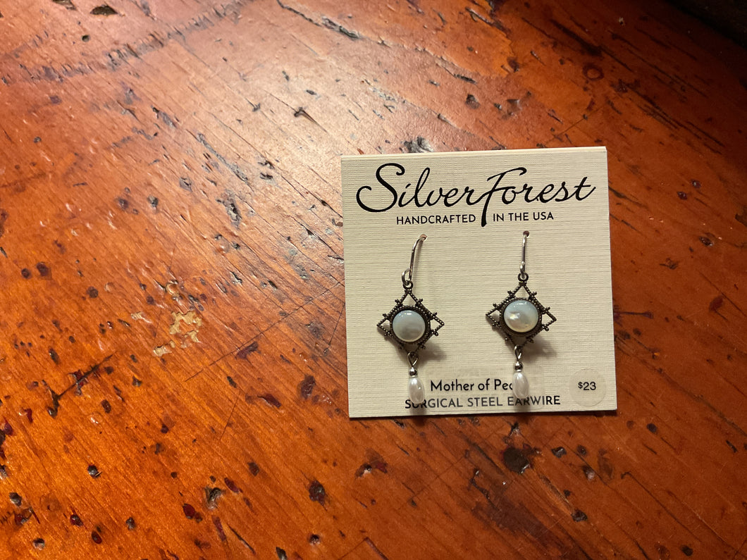 Silver Forest Earrings