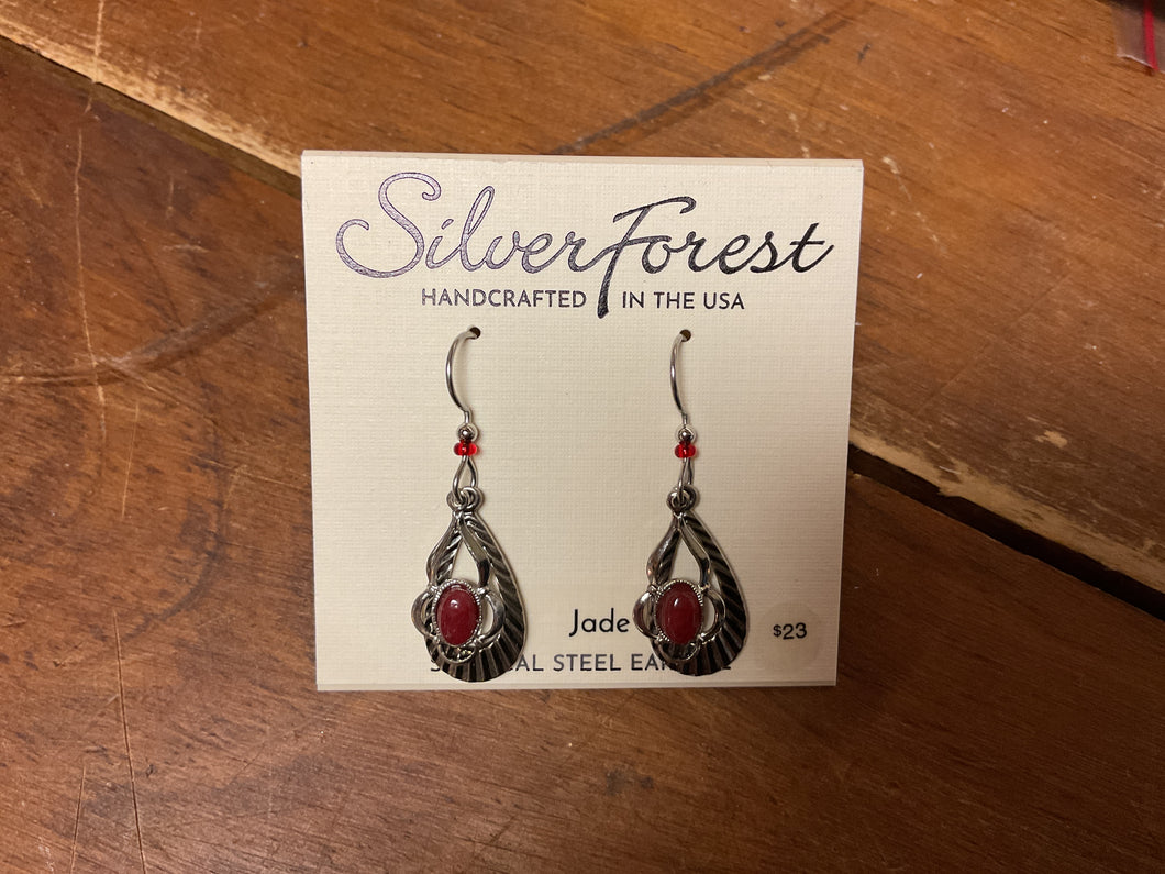 Silver Forest Earrings