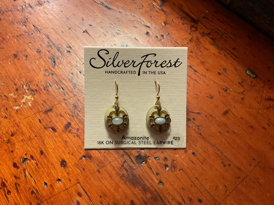 Silver Forest Earrings