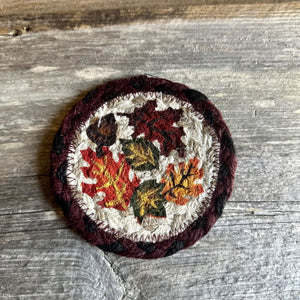 Seasonal Braided Coaster