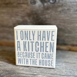 Funny Wood Block Signs