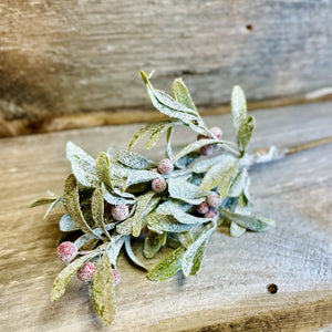 Frosted Mistletoe Pick