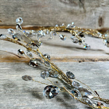 Load image into Gallery viewer, Gold Glitter and Rhinestone Garland
