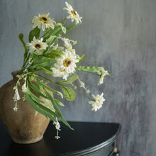 Load image into Gallery viewer, 19" Cream Zinnia Bush
