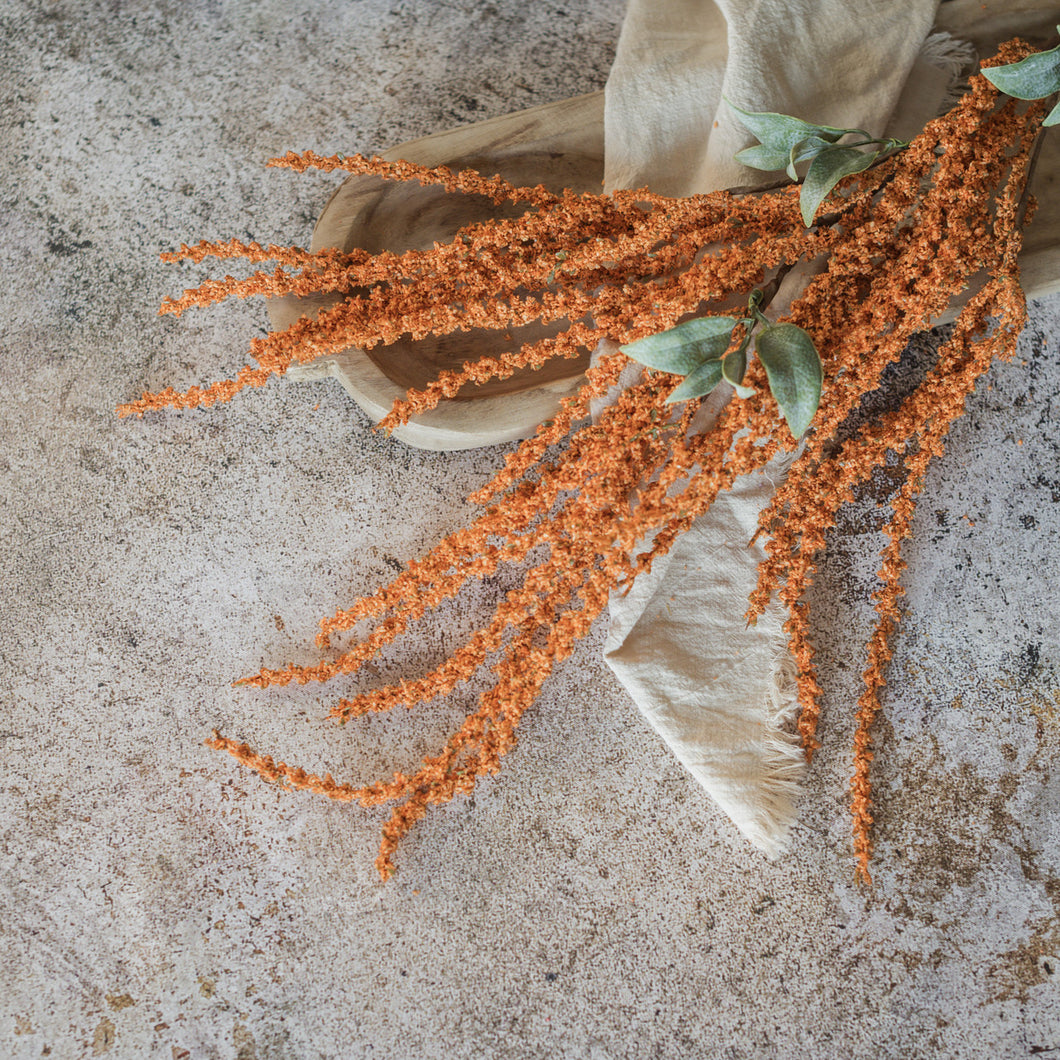 Orange Amaranthus Hanging Spray