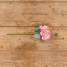 Load image into Gallery viewer, 16" Pink Hydrangea Spray
