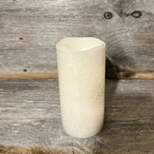 Load image into Gallery viewer, White Glitter LED  Candle

