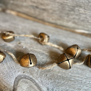 Rustic Gold Bell Rope Garland