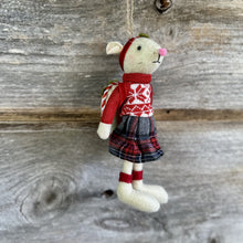 Load image into Gallery viewer, Holiday Mice Plush Ornaments
