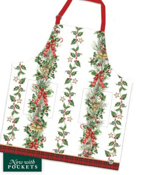 Holiday Garland Chef Apron