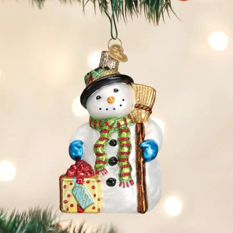 Gleeful Snowman Ornament