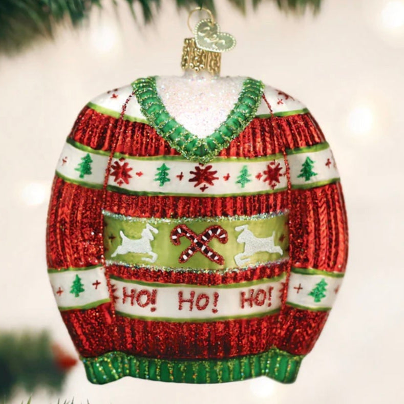 Festive Christmas Sweater Ornament