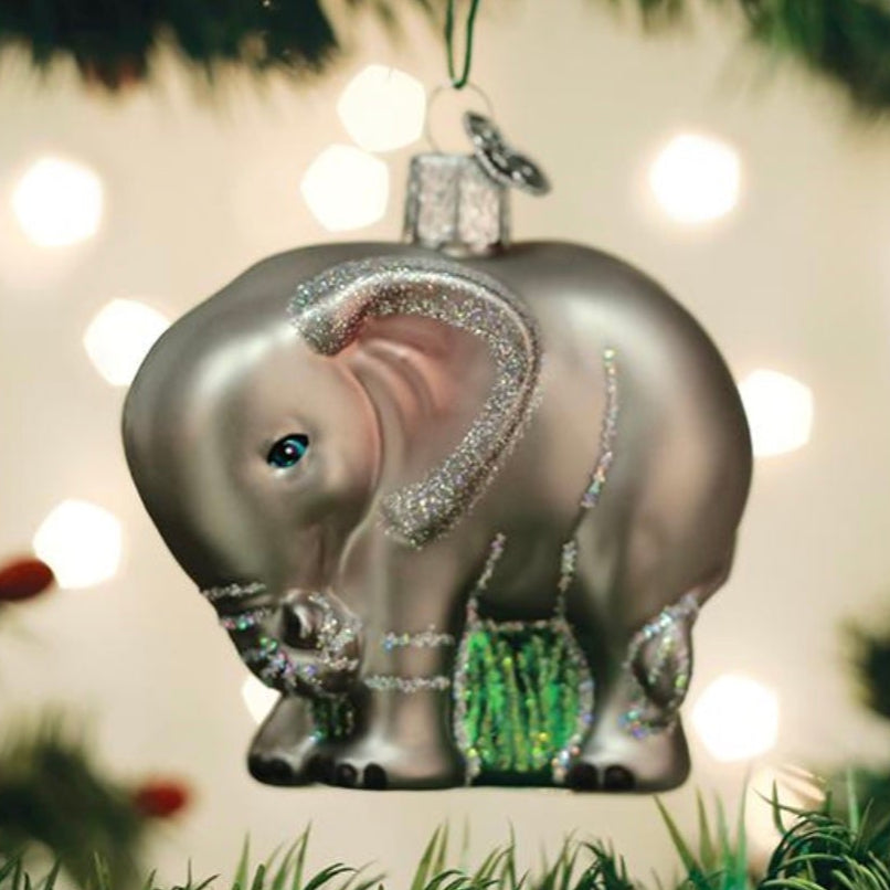 Baby Elephant Ornament