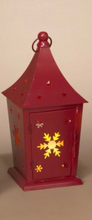 Load image into Gallery viewer, Lighted Metal Holiday Timer Lanterns
