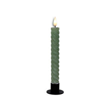 Load image into Gallery viewer, Textured Realistic Wick LED Taper Candles
