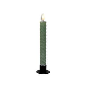 Textured Realistic Wick LED Taper Candles