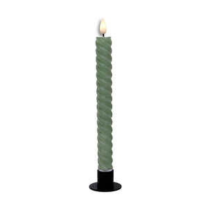 Textured Realistic Wick LED Taper Candles