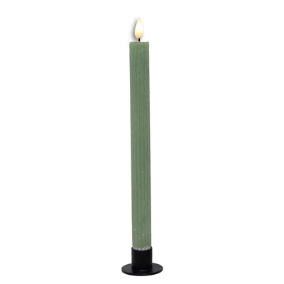 Textured Realistic Wick LED Taper Candles