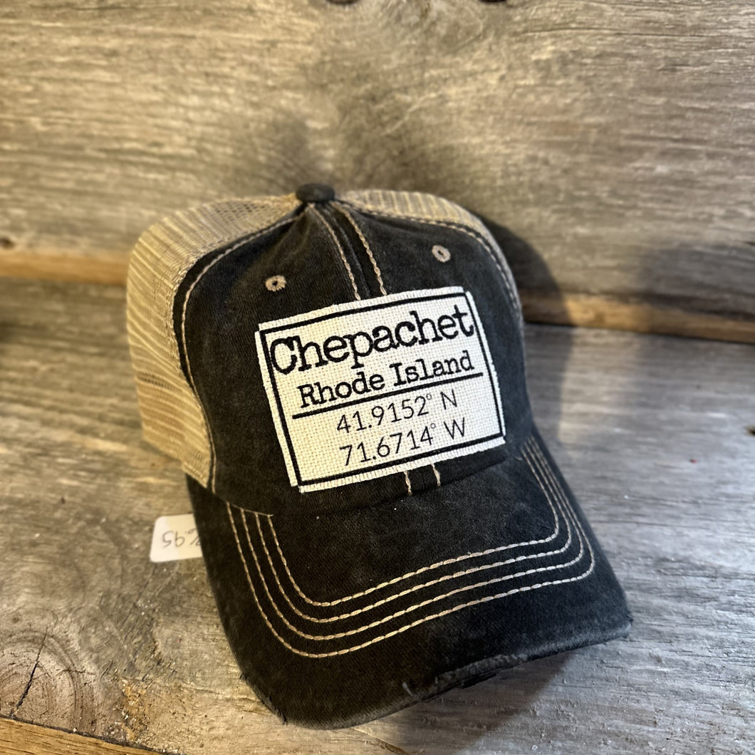 Chepachet & Glostah Distressed Hats