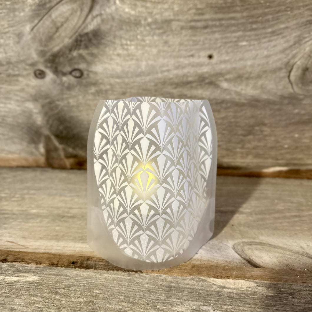 Frosted Water-Activated Luminary Lanterns