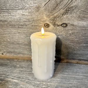 Melting Wax LED Pillar Candle