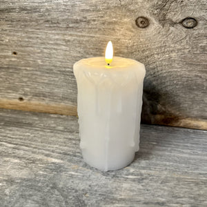 Melting Wax LED Pillar Candle