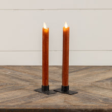 Load image into Gallery viewer, Set/2 Moving Flame Taper Candle
