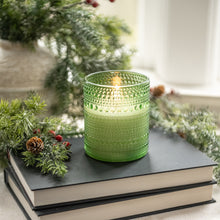 Load image into Gallery viewer, Dotted Glass 3D Flame Candle

