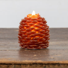 Load image into Gallery viewer, Moving Flame Pinecone Candle
