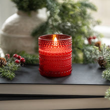 Load image into Gallery viewer, Dotted Glass 3D Flame Candle
