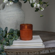 Load image into Gallery viewer, Dotted Glass 3D Flame Candle
