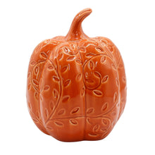 Load image into Gallery viewer, Orange Porcelain Pumpkin
