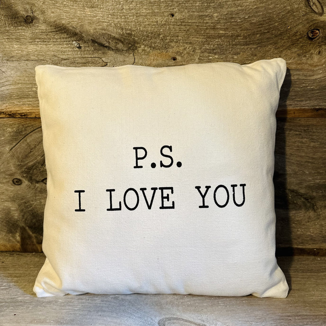 P.S. I Love You Pillow