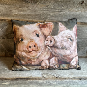 Pigs Throw Pillow