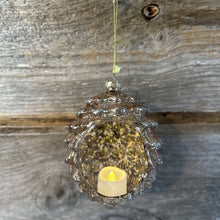 Load image into Gallery viewer, Pinecone Tealight Holder Ornament
