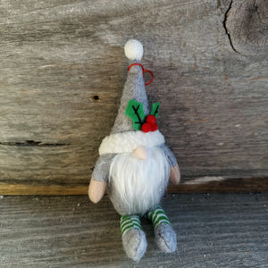 Plush Gnome Ornament