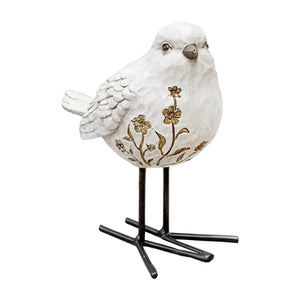 Resin Flower Engraved Bird