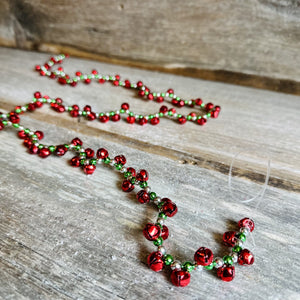 Red Jingle Bell Garland