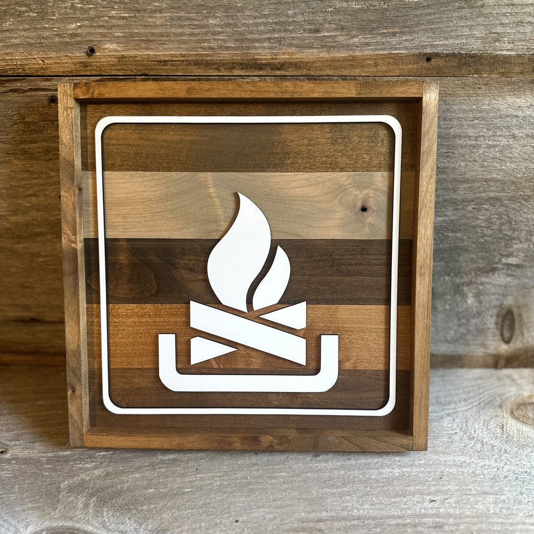 Rustic Wood Recreation Signs