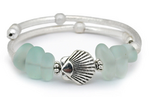 Load image into Gallery viewer, Silver and Stone Bracelets
