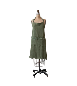 Cotton Waffle Weave Apron