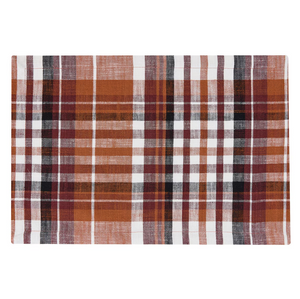 Russett Plaid Placemats and Runners