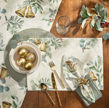 Load image into Gallery viewer, Bells of Christmas Placemats and Runners
