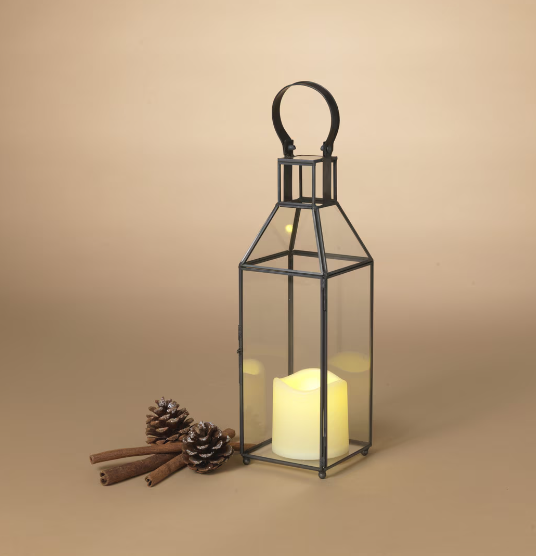 Metal & Glass Lantern