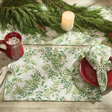 Load image into Gallery viewer, Under the Mistletoe Placemats and Runners
