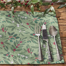 Load image into Gallery viewer, Under the Mistletoe Placemats and Runners
