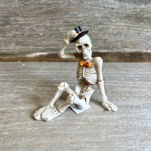 Skeletons with Top Hats Figures