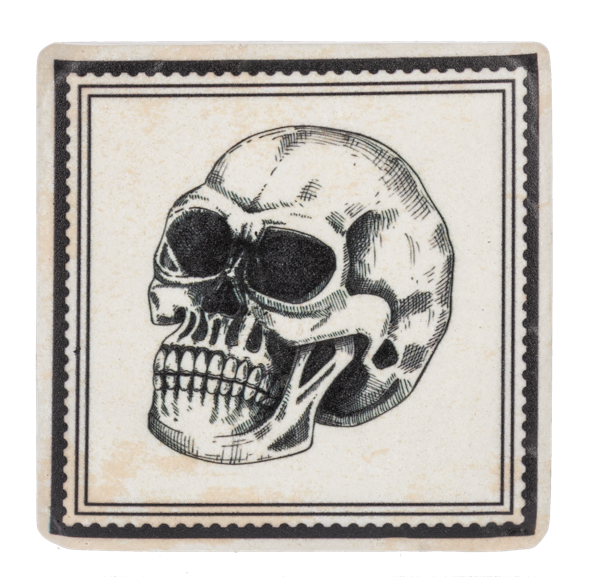 Gothic Halloween Drink Coasters