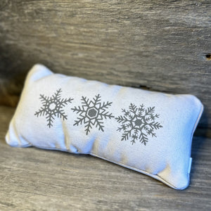 Snowflake Decorative Mini Pillow