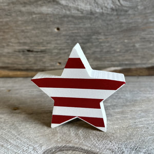 Stars and Stripes Wood Star Signs